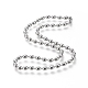 304 inoxydable colliers de perles d'acier(NJEW-I238-05A)-1