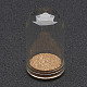 Couvercle cloche en verre(AJEW-P043-M)-1