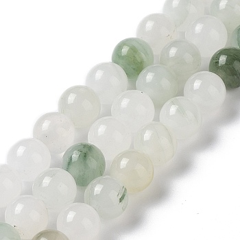 Natural Quartz Beads Strands, Round, 8~8.5mm, Hole: 1.2mm, about 46pcs/strand, 14.76~14.84''(37.5~37.7cm)
