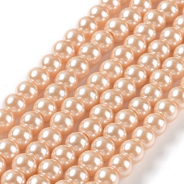 Chapelets de perles rondes en verre peint(X-HY-Q003-6mm-18)-2