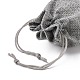 ポリエステル模造黄麻布包装袋巾着袋(ABAG-R005-14x10-04)-4