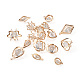 114 Pcs 19 Styles Alloy Pendants(FIND-TA0001-31LG)-4