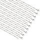 10Pcs 304 Stainless Steel Satellite Chain Necklaces Set for Men Women(NJEW-NB0001-13)-1