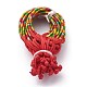 Rainbow Nylon Cord Braided Bracelets(BJEW-Z008-03)-2