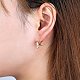 Brass Clip-on Earring Converters Findings(KK-Q115-G-NF)-5