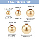 360Pcs 5 Styles Brass Spacer Beads(KK-AR0003-33)-2