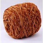 Wool Chenille Yarn, Velvet Cotton Hand Knitting Threads, for Baby Sweater Scarf Fabric Needlework Craft, Chocolate, 5mm, 95~100g/skein(X1-PW22070161052)