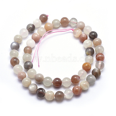 Natural Sunstone Beads Strands(G-K224-02-8mm)-2