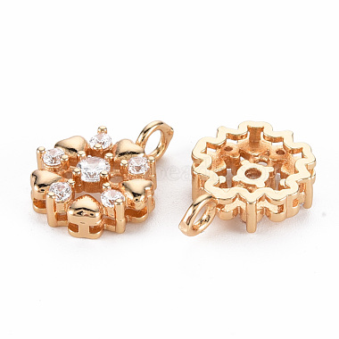 Rack Plating Brass Micro Pave Clear Cubic Zirconia Pendants(KK-T060-49-RS)-3