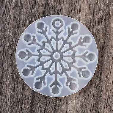 Christmas Snowflake DIY Silicone Pendant Molds(DIY-A054-01E)-3