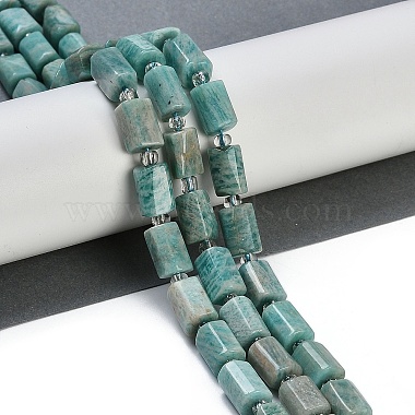 amazonite naturelles brins de perles(G-G162-D11-01)-2