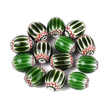 handgefertigte Millefiori-Glasperlen(LA-N002-19E)-1