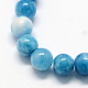 Natural Dyed White Jade Gemstone Bead Strands(X-G-R271-6mm-XP15)-2