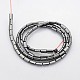Electroplate Non-magnetic Synthetic Hematite Beads Strands(G-J220-02)-2