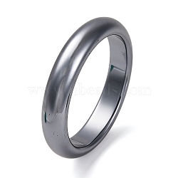 Natural Terahertz Stone Bangles, 1/2 inch(1.3cm), Inner Diameter: 2-1/2 inch(6.2cm)(BJEW-H619-01F)