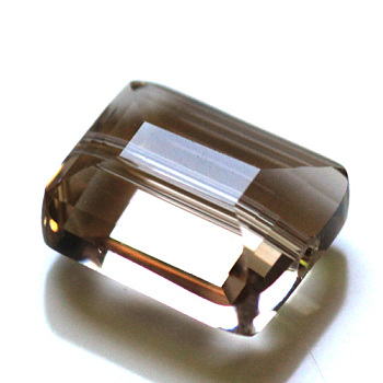 Imitation Austrian Crystal Beads, Grade AAA, Faceted, Rectangle, BurlyWood, 6x8x4mm, Hole: 0.7~0.9mm