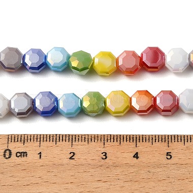 Electroplated Glass Beads Strands(EGLA-A048-01A)-4