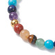 Chakra Natural Mixed Gemstone Beads Stretch Bracelets for Women(BJEW-JB12607-02)-4