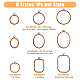 9Pcs 9 Style Plastic Cross Stitch Embroidery Hoops(FIND-DC0004-90)-2