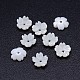 5-pétale de fleur perles de coquillage naturel d'eau douce(SSHEL-P005-20)-1
