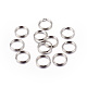 Platinum Plated Iron Split Key Rings(X-IFIN-C057-15mm)-1