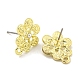 Rack Plating Alloy Stud Earring Finding(FIND-C053-09C-G)-2
