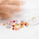 Mixed Color Transparent Acrylic Faceted Round Beads(X-DB4MMM)-3