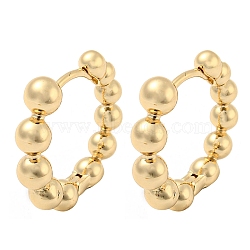 Brass Hoop Earrings for Women, Light Gold, 18x3.5mm(EJEW-E295-05KCG)