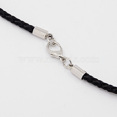 Braided Leather Cords for Necklace Making(NCOR-D002-17A)-3