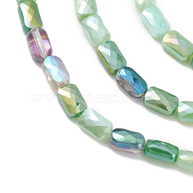 Gradient Color Electroplate Glass Bead Strands(X1-GLAA-E042-01D)-3