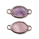 Natural Fluorite Connector Charms(G-I324-11R)-2