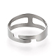 Adjustable 304 Stainless Steel Finger Ring Settings(X-STAS-R094-18)-3