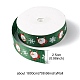 1 rouleau de rubans gros-grain polyester imprimés de Noël(OCOR-YW0001-05B)-4