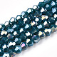 Opaque Solid Color Electroplate Glass Beads Strands(X-EGLA-A039-P2mm-B18)-1