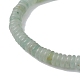 Natural Green Aventurine Disc Beaded Stretch Bracelets(BJEW-JB09515-03)-2
