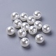 ABS Plastic Imitation Pearl Round Beads(MACR-F033-8mm-24)-2