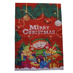 Garden Flag for Christmas, Double Sided Polyester House Flags, for Home Garden Yard Office Decorations, Boy, Colorful, 460x320x0.4mm, Hole: 18mm(AJEW-H108-B12)