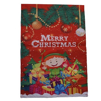 Garden Flag for Christmas, Double Sided Polyester House Flags, for Home Garden Yard Office Decorations, Boy, Colorful, 460x320x0.4mm, Hole: 18mm
