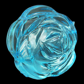 Transparent Acrylic Beads, Flower, Pale Turquoise, 13.4mm in diameter, 11.3mm thick, hole: 2mm