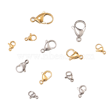 304 Stainless Steel Lobster Claw Clasps(STAS-CJ0006-06)-5