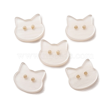 2 boutons de r&eacute;sine -hole(RE-CBA1807-03G)-1