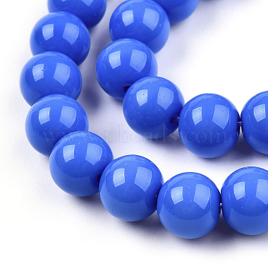 Opaque Solid Color Glass Beads Strands(GLAA-T032-P10mm-11)-3