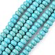 1 Strand Rondelle Synthetic Turquoise Beads Strands(X-TURQ-G109-8x5mm-06)-1