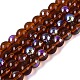 Transparent Electroplate Glass Beads Strands(EGLA-Q132-6MM-01A-05)-1