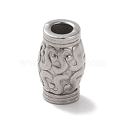 304 Stainless Steel Beads, Column, Stainless Steel Color, 10x6mm, Hole: 2.5mm(STAS-Z058-03P-07)