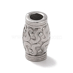 Non-Tarnish 304 Stainless Steel Beads, Column, Stainless Steel Color, 10x6mm, Hole: 2.5mm(STAS-Z058-03P-07)