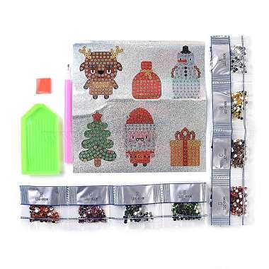 Christmas Theme DIY Diamond Painting Stickers Kits for Kids(DIY-H123-03)-2