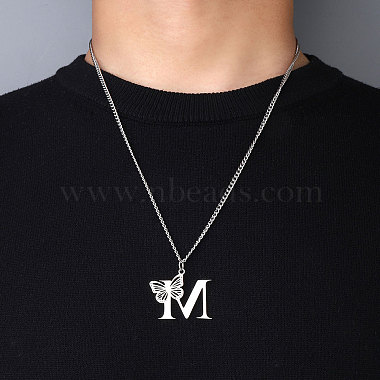 201 Stainless Steel Necklaces(NJEW-Q336-01S-P)-2
