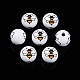Bees Theme Printed Wooden Beads(WOOD-D006-05)-3