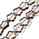 Electroplated Transparent Glass Beads Strands(GL-CBA98F0-07D)-1